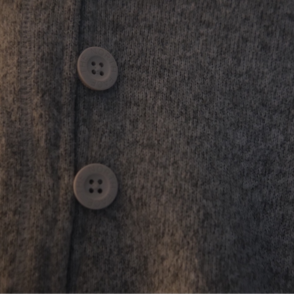 The North Face Heather Gray Henley Pullover Size S